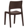 Garden chairs 2 units polypropylene color mocha by vidaXL, Garden chairs - Ref: Foro24-317727, Price: 81,99 €, Discount: %