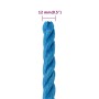 Cuerda de trabajo polipropileno azul 12 mm 50 m de vidaXL, Sogas y cuerdas metálicas - Ref: Foro24-152978, Precio: 27,55 €, D...