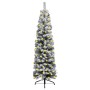 Slim Christmas tree with snow PVC green 240 cm by vidaXL, Christmas trees - Ref: Foro24-3077758, Price: 85,64 €, Discount: %