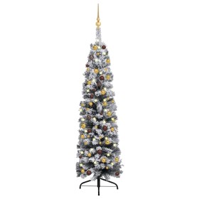 Árbol de Navidad preiluminado con luces y bolas verde 150 cm de vidaXL, Arboles de navidad - Ref: Foro24-3077808, Precio: 74,...