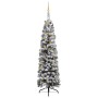 Beleuchteter Weihnachtsbaum mit Lichtern und grünen Kugeln 210 cm von vidaXL, Weihnachtsbäume - Ref: Foro24-3077810, Preis: 9...