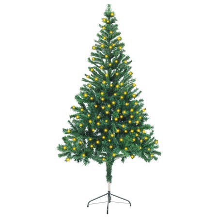 Künstlicher Weihnachtsbaum mit LEDs und Stütze 150 cm 380 Äste von vidaXL, Weihnachtsbäume - Ref: Foro24-3077402, Preis: 29,2...