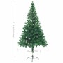 Künstlicher Weihnachtsbaum mit LEDs und Stütze 150 cm 380 Äste von vidaXL, Weihnachtsbäume - Ref: Foro24-3077402, Preis: 29,2...