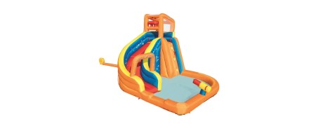 Water slides for swimming pools