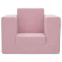 Pink soft plush children's sofa bed by vidaXL, Baby and Toddler Furniture - Ref: Foro24-341850, Price: 38,67 €, Discount: %