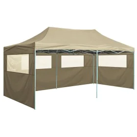 Professionelles faltbares Zelt mit 4 Wänden aus Stahl in Creme-Farbe 3x6m von vidaXL, Zelte und Pavillons - Ref: Foro24-48866...