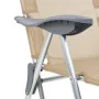 Folding camping chairs footrest 2 pcs textilene cream by vidaXL, Garden chairs - Ref: Foro24-360147, Price: 165,64 €, Discoun...