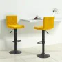 Kitchen stools 2 units mustard yellow velvet by vidaXL, Kitchen stools - Ref: Foro24-333738, Price: 125,34 €, Discount: %