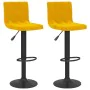 Kitchen stools 2 units mustard yellow velvet by vidaXL, Kitchen stools - Ref: Foro24-333738, Price: 125,34 €, Discount: %