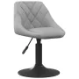 2 pcs Light Gray Velvet Swivel Dining Chairs by vidaXL, dining chairs - Ref: Foro24-335327, Price: 117,25 €, Discount: %