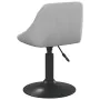 2 pcs Light Gray Velvet Swivel Dining Chairs by vidaXL, dining chairs - Ref: Foro24-335327, Price: 117,25 €, Discount: %