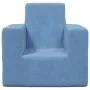 Weiches, plüschblaues Kindersofa von vidaXL, Baby- und Kleinkindmöbel - Ref: Foro24-341837, Preis: 28,47 €, Rabatt: %