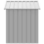 Doghouse with light gray galvanized steel roof 117x103x123cm by vidaXL, Dog kennels - Ref: Foro24-172350, Price: 137,49 €, Di...