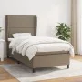 Boxspringbett mit taupegrauer Stoffmatratze 100x200 cm von vidaXL, Betten und Lattenroste - Ref: Foro24-3127865, Preis: 379,3...