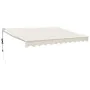 Automatic retractable awning cream color 3x2.5 m by vidaXL, Awnings - Ref: Foro24-3154476, Price: 253,46 €, Discount: %