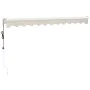 Automatic retractable awning cream color 3x2.5 m by vidaXL, Awnings - Ref: Foro24-3154476, Price: 253,46 €, Discount: %