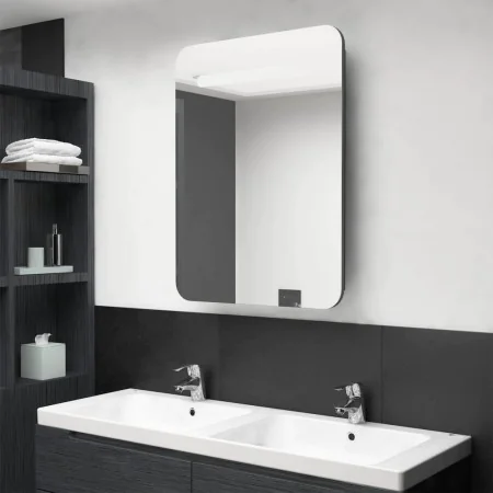 Bathroom cabinet with anthracite gray mirror 60x11x80 cm by vidaXL, bathroom vanities - Ref: Foro24-326510, Price: 134,47 €, ...