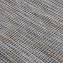 Alfombra de exterior de tejido plano marrón y azul 100x200 cm de vidaXL, Alfombras - Ref: Foro24-340815, Precio: 35,57 €, Des...