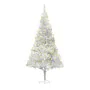 Künstlicher Weihnachtsbaum mit LEDs und silberner PET-Stütze 180 cm von vidaXL, Weihnachtsbäume - Ref: Foro24-3077438, Preis:...