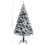 Green artificial Christmas tree with lights and snow 150 cm by vidaXL, Christmas trees - Ref: Foro24-3077766, Price: 64,11 €,...