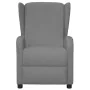 Sillón orejero elevable de masaje cuero sintético gris de vidaXL, Sillones de masaje eléctricos - Ref: Foro24-3098253, Precio...