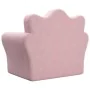 Pink soft plush children's sofa bed by vidaXL, Baby and Toddler Furniture - Ref: Foro24-341874, Price: 43,28 €, Discount: %