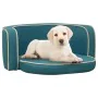 Klappbares Hundesofa, waschbares Kissen, türkisfarbenes Leinen, 76 x 71 x 30 cm von vidaXL, Betten für Hunde - Ref: Foro24-17...