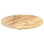 Runde Tischplatte aus massivem Mangoholz 25-27 mm 50 cm von vidaXL, Tischplatten - Ref: Foro24-286005, Preis: 44,50 €, Rabatt: %