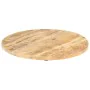 Runde Tischplatte aus massivem Mangoholz 25-27 mm 50 cm von vidaXL, Tischplatten - Ref: Foro24-286005, Preis: 44,50 €, Rabatt: %