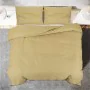 Taupe gray light microfiber duvet cover set 155x220 cm by vidaXL, Duvet covers - Ref: Foro24-135991, Price: 19,64 €, Discount: %