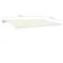 Cream automatic retractable awning 500x300 cm by vidaXL, Awnings - Ref: Foro24-3068947, Price: 487,48 €, Discount: %