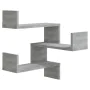 Sonoma Gray Wall Corner Shelf 40x40x50 cm by vidaXL, Shelves and shelves - Ref: Foro24-815206, Price: 24,30 €, Discount: %