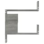 Sonoma Gray Wall Corner Shelf 40x40x50 cm by vidaXL, Shelves and shelves - Ref: Foro24-815206, Price: 24,30 €, Discount: %