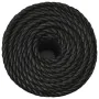 Black polypropylene work rope 20 mm 100 m by vidaXL, Ropes and metal cords - Ref: Foro24-153031, Price: 137,02 €, Discount: %