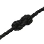 Black polypropylene work rope 20 mm 100 m by vidaXL, Ropes and metal cords - Ref: Foro24-153031, Price: 137,02 €, Discount: %