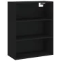 Aparador alto madera contrachapada negro 69,5x34x180 cm de vidaXL, Aparadores - Ref: Foro24-3189310, Precio: 147,29 €, Descue...