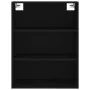 Aparador alto madera contrachapada negro 69,5x34x180 cm de vidaXL, Aparadores - Ref: Foro24-3189310, Precio: 147,29 €, Descue...