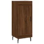 Tall brown oak plywood sideboard 34.5x34x180 cm by vidaXL, Sideboards - Ref: Foro24-3200472, Price: 107,80 €, Discount: %