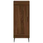 Tall brown oak plywood sideboard 34.5x34x180 cm by vidaXL, Sideboards - Ref: Foro24-3200472, Price: 107,80 €, Discount: %