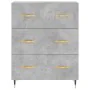 Concrete gray plywood tall sideboard 69.5x34x180 cm by vidaXL, Sideboards - Ref: Foro24-3189361, Price: 146,92 €, Discount: %