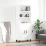 High glossy white plywood sideboard 69.5x34x180 cm by vidaXL, Sideboards - Ref: Foro24-3189279, Price: 147,70 €, Discount: %