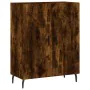 Tall smoked oak plywood sideboard 69.5x34x180 cm by vidaXL, Sideboards - Ref: Foro24-3189274, Price: 147,38 €, Discount: %