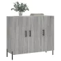 Engineered wood sideboard in Sonoma grey, 90x34x80 cm. by vidaXL, Sideboards - Ref: Foro24-828122, Price: 83,39 €, Discount: %