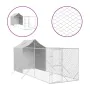 Outdoor kennel with silver galvanized steel awning 2x6x2.5 m by vidaXL, Dog kennels and fences - Ref: Foro24-3190475, Price: ...