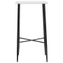 High table and 3-piece dark gray fabric stools. by vidaXL, Furniture sets for kitchens and dining rooms - Ref: Foro24-3050006...