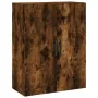 Tall smoked oak plywood highboard 69.5x34x180 cm by vidaXL, Sideboards - Ref: Foro24-3195872, Price: 184,62 €, Discount: %