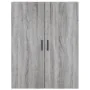 Aparador alto madera contrachapada gris sonoma 69,5x34x180 cm de vidaXL, Aparadores - Ref: Foro24-3195921, Precio: 166,42 €, ...