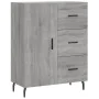 Aparador alto madera contrachapada gris sonoma 69,5x34x180 cm de vidaXL, Aparadores - Ref: Foro24-3195921, Precio: 166,42 €, ...