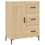 High oak-colored plywood sideboard 69.5x34x180 cm by vidaXL, Sideboards - Ref: Foro24-3196014, Price: 158,35 €, Discount: %