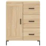 High oak-colored plywood sideboard 69.5x34x180 cm by vidaXL, Sideboards - Ref: Foro24-3196014, Price: 158,35 €, Discount: %